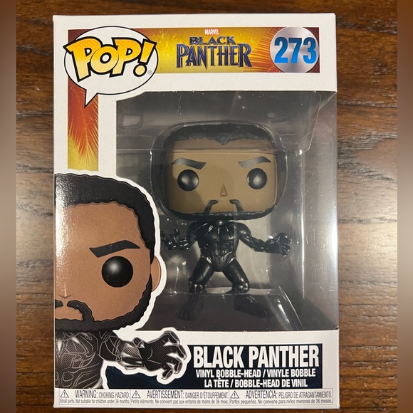 Black Panther Unmasked #273 Black Panther Marvel Funko POP! - Picture 2 of 7